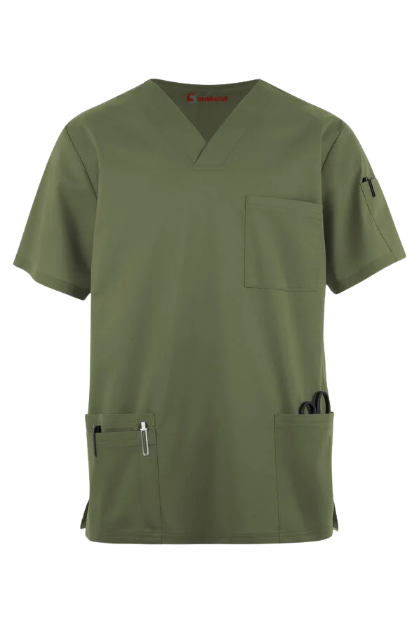 Butter-Soft STRETCH Men's 6-Pocket V-Neck Scrub