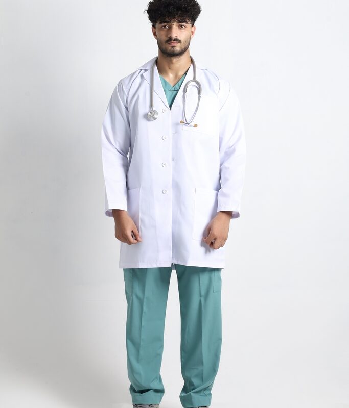 Classic White Physician Lab Coat
