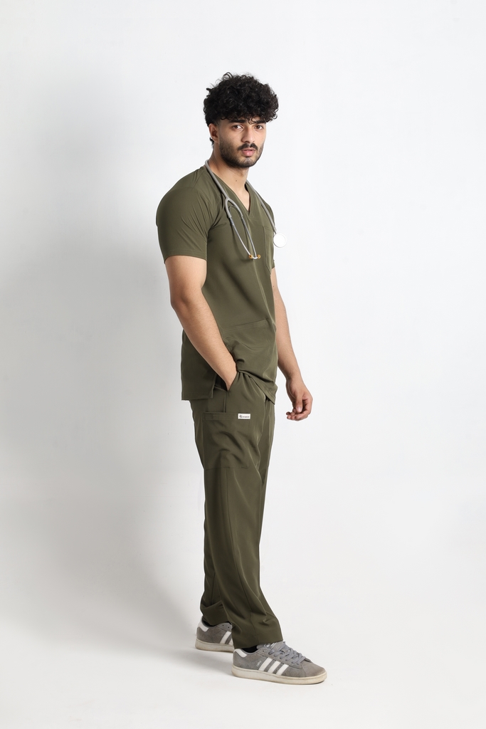 Butter-Soft STRETCH Men’s V-Neck Scrub - Image 3