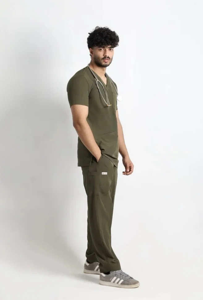 Butter-Soft STRETCH Men’s V-Neck Scrub - Image 2