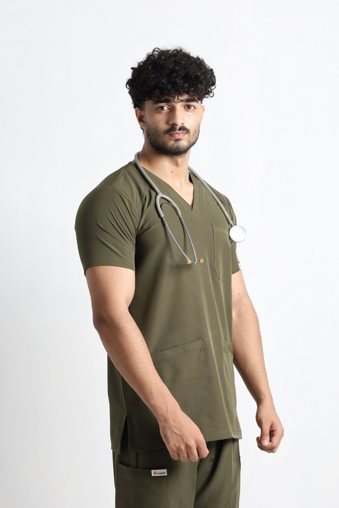Butter-Soft STRETCH Men’s V-Neck Scrub - Image 2
