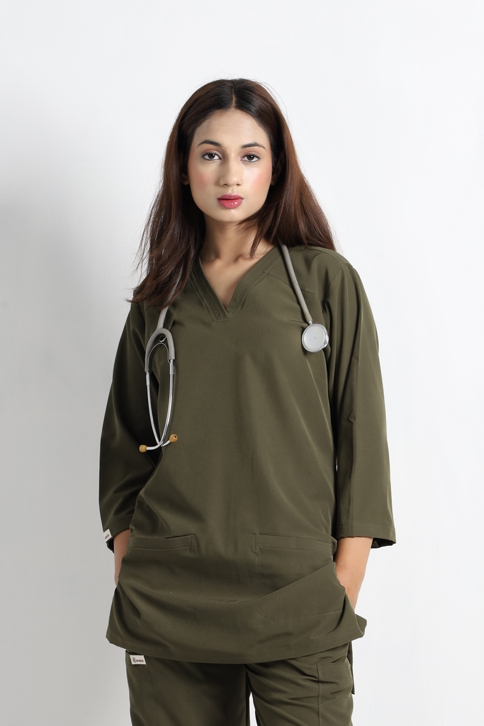 Butter-Soft STRETCH Women’s V-Neck Scrub - Image 3