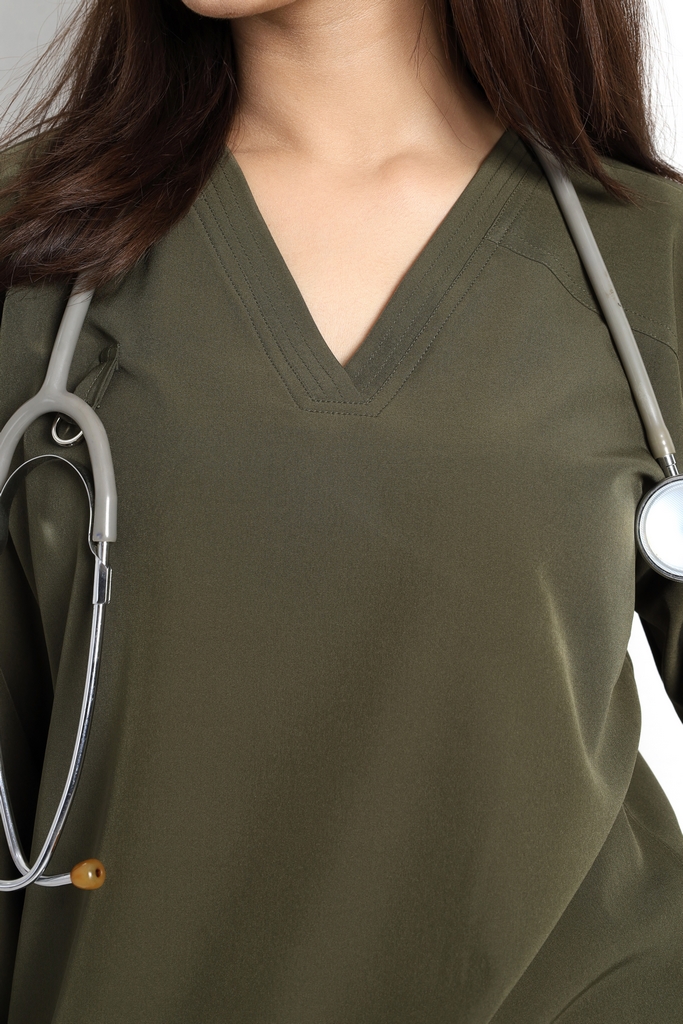 Butter-Soft STRETCH Women’s V-Neck Scrub - Image 4