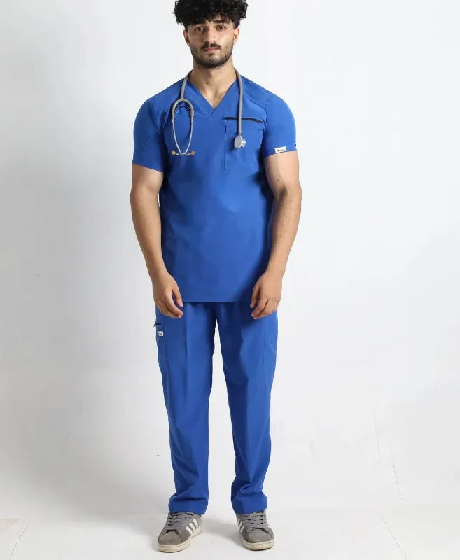 Royal Blue V-Neck Performance Scrubs